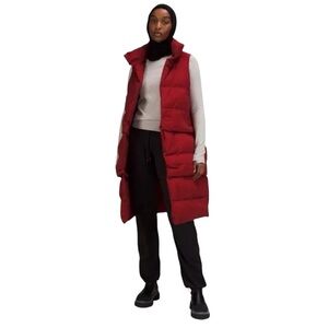lululemon athletica Red Puffer Vest